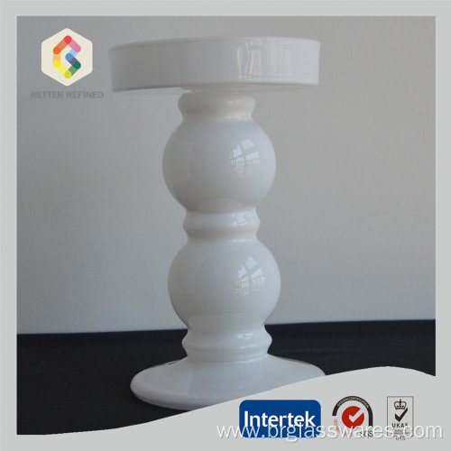 Beaded Shaped Glass Pillar Stand